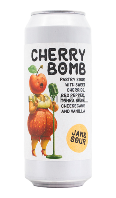 Clef Cherry Bomb, Cheesecake Sour Ale With Cherries, Tonka and Red peppers