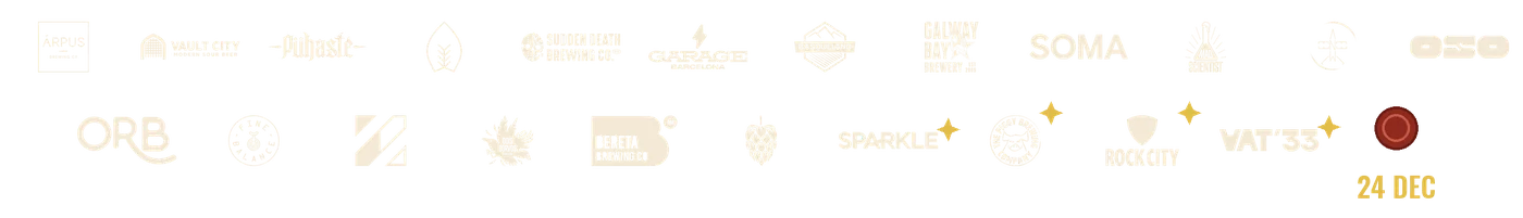 Logos der Brauereien im Brewmaster’s Journal