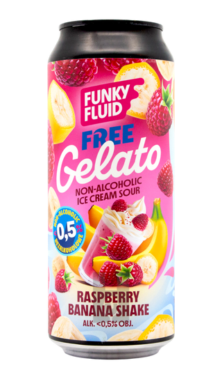 Funky Fluid Free Gelato: Raspberry Banana Shake
