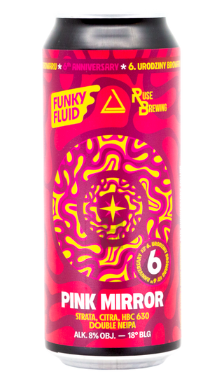 Funky Fluid Pink Mirror