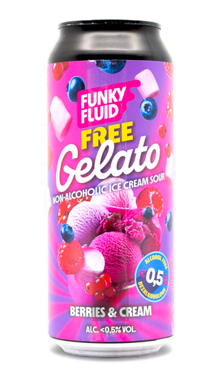 Funky Fluid Free Gelato: Berries & Cream