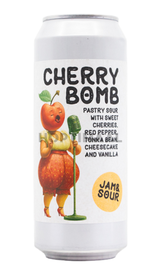 Clef Cherry Bomb, Cheesecake Sour Ale With Cherries, Tonka and Red peppers