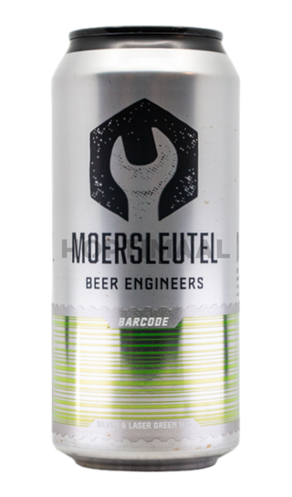 Moersleutel Craft Barcode: Silver & Laser Green