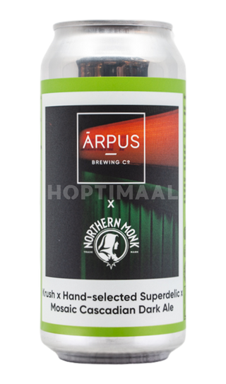 Ārpus X Northern Monk Krush X Hand-selected Superdelic X Mosaic Cascadian Dark Ale