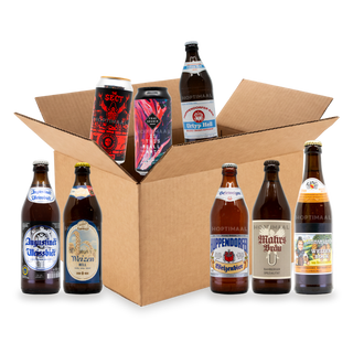 Duits bierpakket: doos met de bieren uit de box