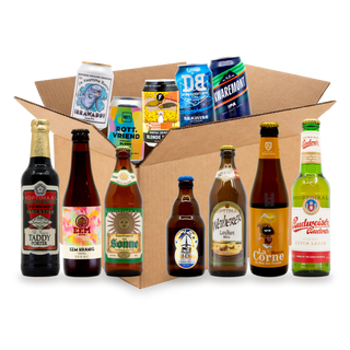 Groot bierpakket: 20 speciaalbieren: doos met de bieren uit de box