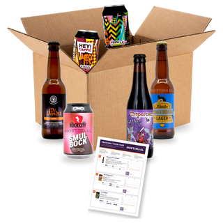 Proeverij voor twee: doos met de bieren uit de box